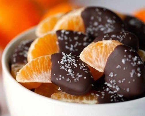 фрукты в шоколаде 
