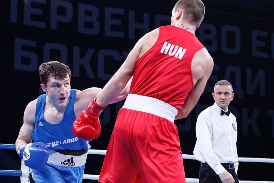Алексей Алферов на соревнованиях по боксу